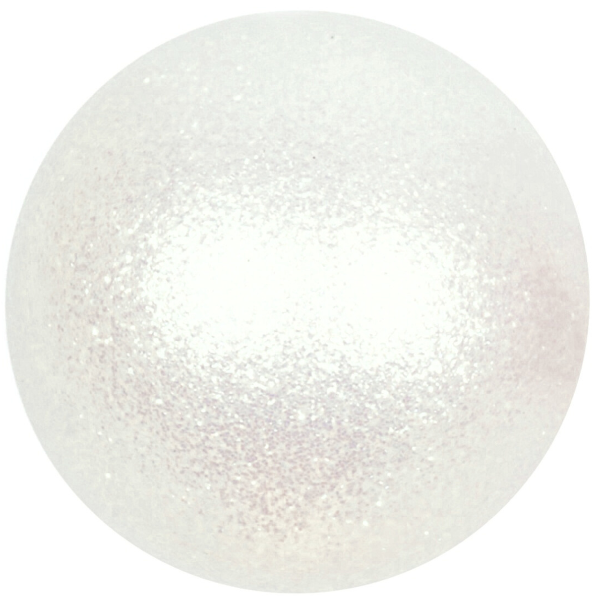 Amaya bold Ø19 cm Technorubber GLITTER White