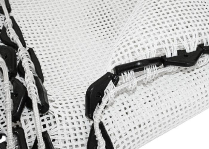 2 string minitrampolindug til 32 fjedre