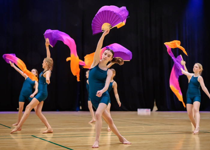 MALA viftevimpel MULTICOLOR Purple Fuchsia Orange