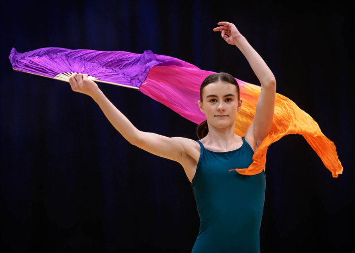 MALA viftevimpel MULTICOLOR Purple Fuchsia Orange