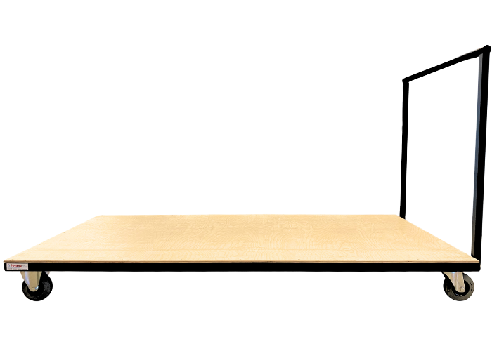 Universalvogn til gymnastikredskaber.
Bøjlen kan tages af hvis der er behov for det.
Men træplade på bunden.
Vognen er 1 meter bred og 2 meter lang.
Praktisk vogn til måtter og skumredskaber.
Dansk kvalitet.
Robust vogn.
Kan bruges til alle typer gy