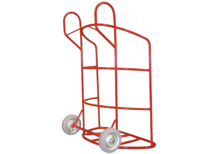 Sækkevogn.
Transportvogn til rullemåtter og airtracks.
Udført i stål og lakeret.
Kvalitets gummihjul.
Uundværlig til rullemåtter og airtracks.
Gør det let at transportere måtter og tracks.
Udført i stål og med gummihjul.
Produceret i Danmark.
Utrolig