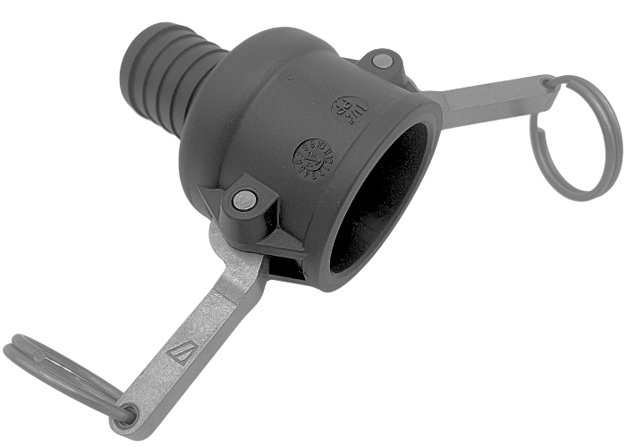 Camlock slangestuds 1.25 tomme.