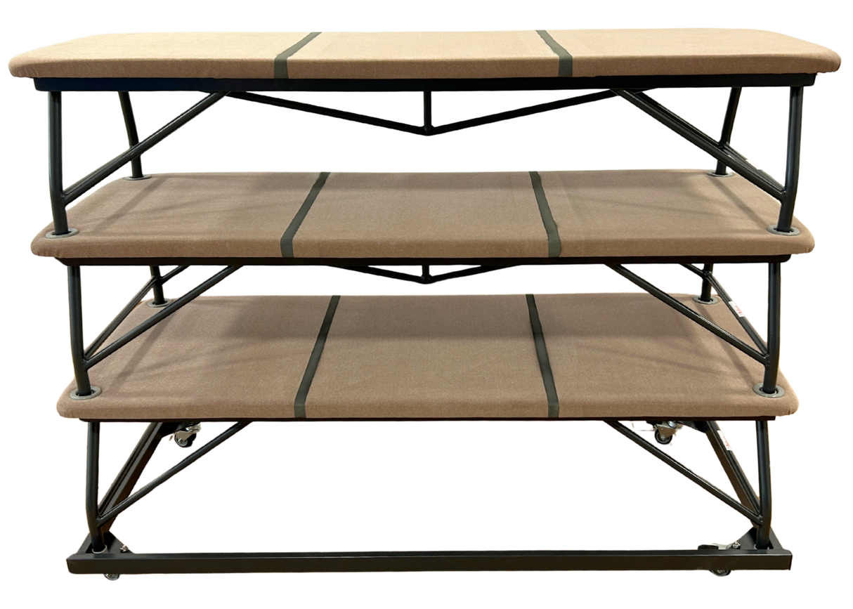 3 delt stålplint med transportvogn.
Stålplinten er et fantastisk redskab, som ikke kan undværes. Du kan bruge dem sammen og hver for sig.
Sæt dem ovenpå hinanden, ved siden af hinanden eller forskudt.
Endvidere er de meget velegnet til crossfit og