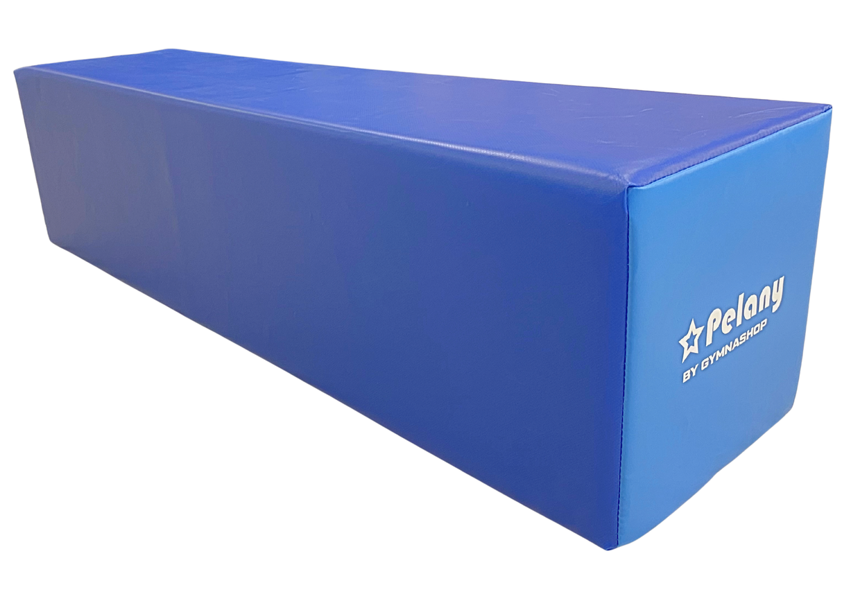 Bjælke 120 x 30 x 30 cm. Denne bjælke er rigtig god til de mindste, enten til leg eller øvelser, som for til forhindring eller øvelse på balancen.
Udført i 700 g/m2 PVC-dug.
Betrækket kan aftørres med våd klud og desinficeres.