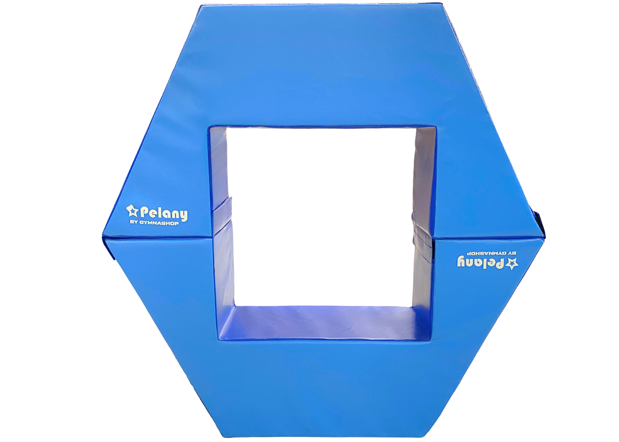 Møtrik 2 delt 120 x 30 x 120 cm. Komplet møtriksæt i skum.
Sjov for børn at lege på.
Lav balanse øvelser og andre motorik lege.
Udført i 700 g/m2. phthalatfri PVC dug.
Du kan vaske betrækket med en vådklud eller desinficere det.