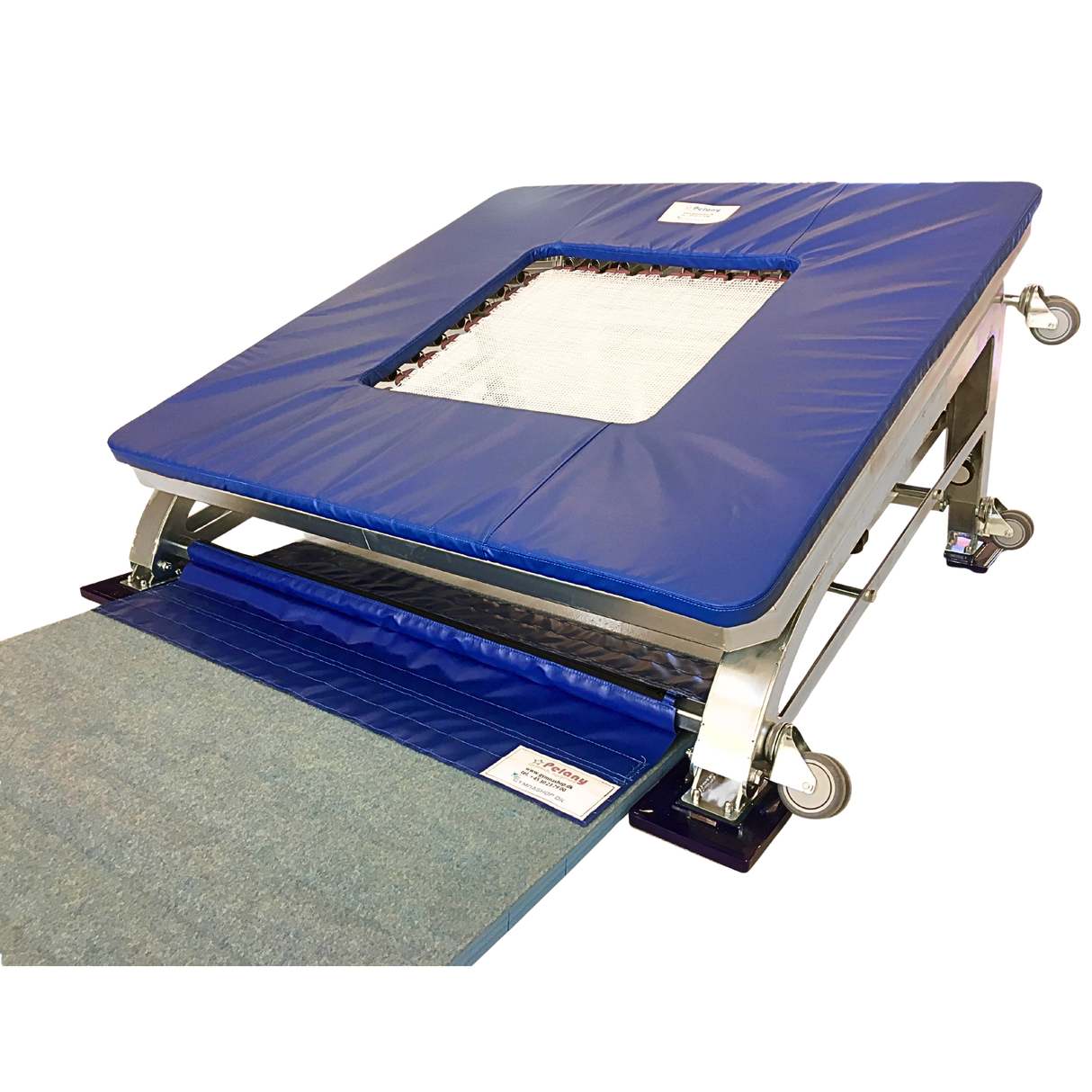 Overgang minitrampolin til tilløbsmåtte