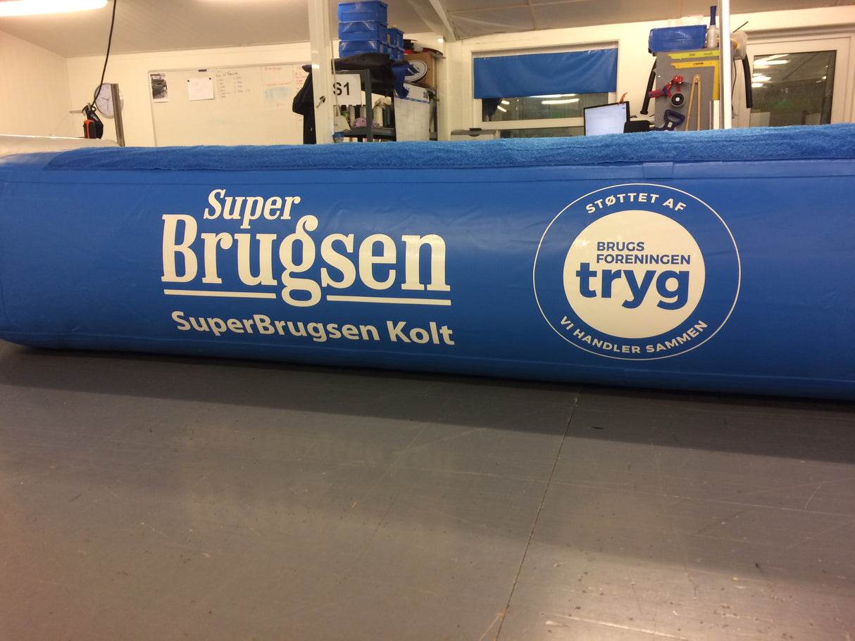 10 stk. logo i hvid folie