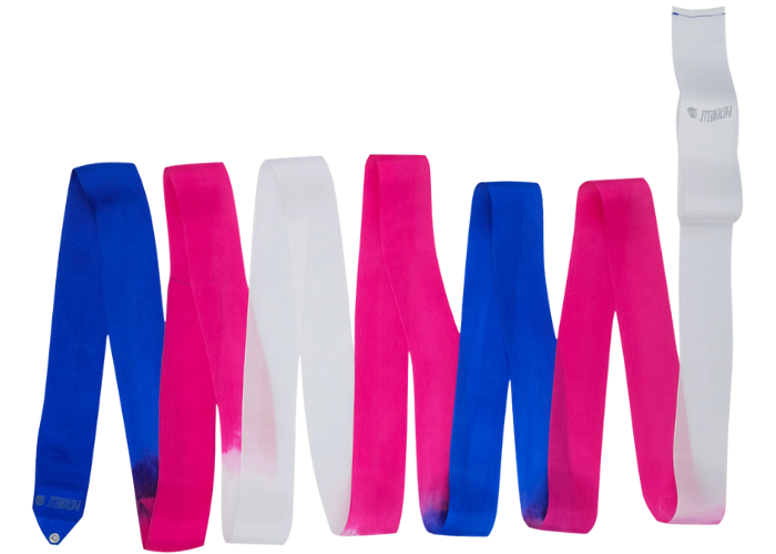 Pastorelli SHADED 6 m ribbon - Blue Magenta White 02864