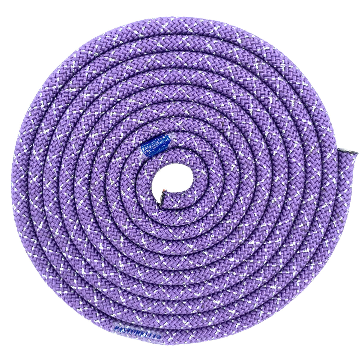 Sjippetov Pastorelli NEW ORLEANS, Lilla/Sølv.
Pastorelli NEW ORLEANS sjippetov er af den bedste kvalitet og et foretrukkent mærke hos topgymnasterne indenfor rytmisk gymnastik.
FIG-godkendt til konkurrencer.
Længde 3 m.
Diameter 9 mm.
Sjippetovet