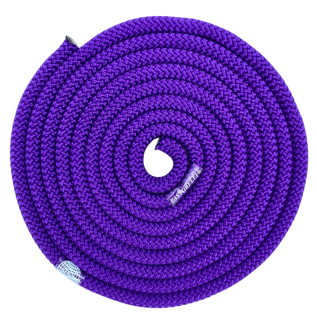 Sjippetov Pastorelli NEW ORLEANS, Violet.
Pastorelli NEW ORLEANS sjippetov er af den bedste kvalitet og et foretrukkent mærke hos topgymnasterne indenfor rytmisk gymnastik.
FIG-godkendt til konkurrencer.
Længde 3 m.
Diameter 9 mm.
Sjippetovet har