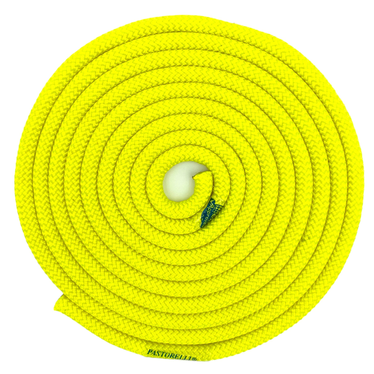 Sjippetov Pastorelli NEW ORLEANS, Fluo Gul.
Pastorelli NEW ORLEANS sjippetov er af den bedste kvalitet og et foretrukkent mærke hos topgymnasterne indenfor rytmisk gymnastik.
FIG-godkendt til konkurrencer.
Længde 3 m.
Diameter 9 mm.
Sjippetovet ha