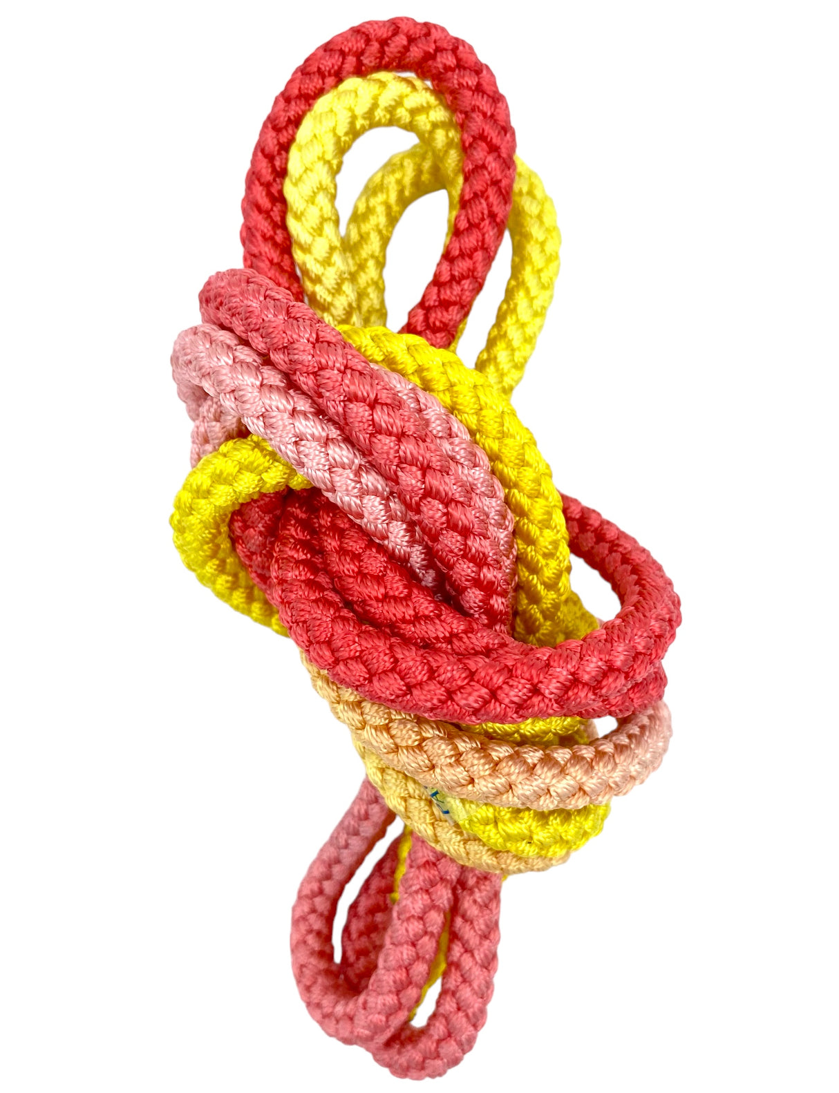 Sjippetov Pastorelli PATRASSO, Gul, Orange og Rød.
Ensfarvet sjippetov med god vægt og tyngde til rytmisk gymnastik, opvisning og konkurrence.
Dette produkt er F.I.G. godkendt og kan bruges til konkurrencer.
Nylontov på 315 cm.