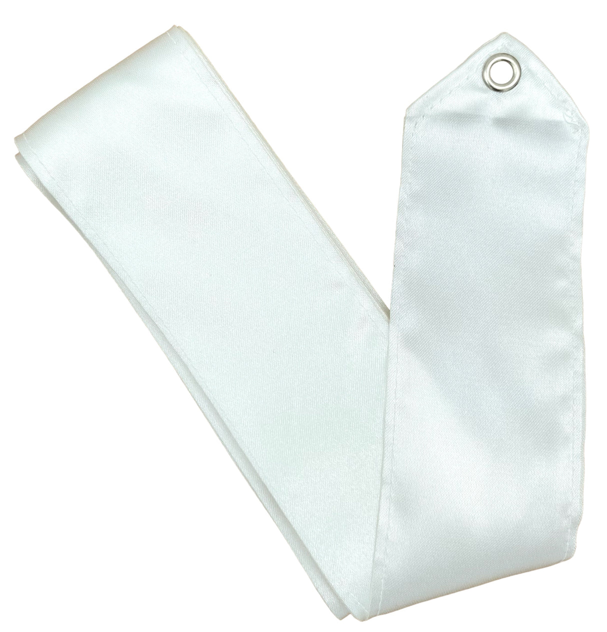 MALA vimpel, Hvid.
MALA vimpler til rytmisk gymnastik fås i mange forskellige flotte, klare farver - Grøn, Hvid, Gul, Blå, Rød, Lyseblå, Pink, Orange, Lilla, Sort, Lyserød.
Passer til alle aldersgrupper, da vimplen kan tilpasses til den ønskede læn