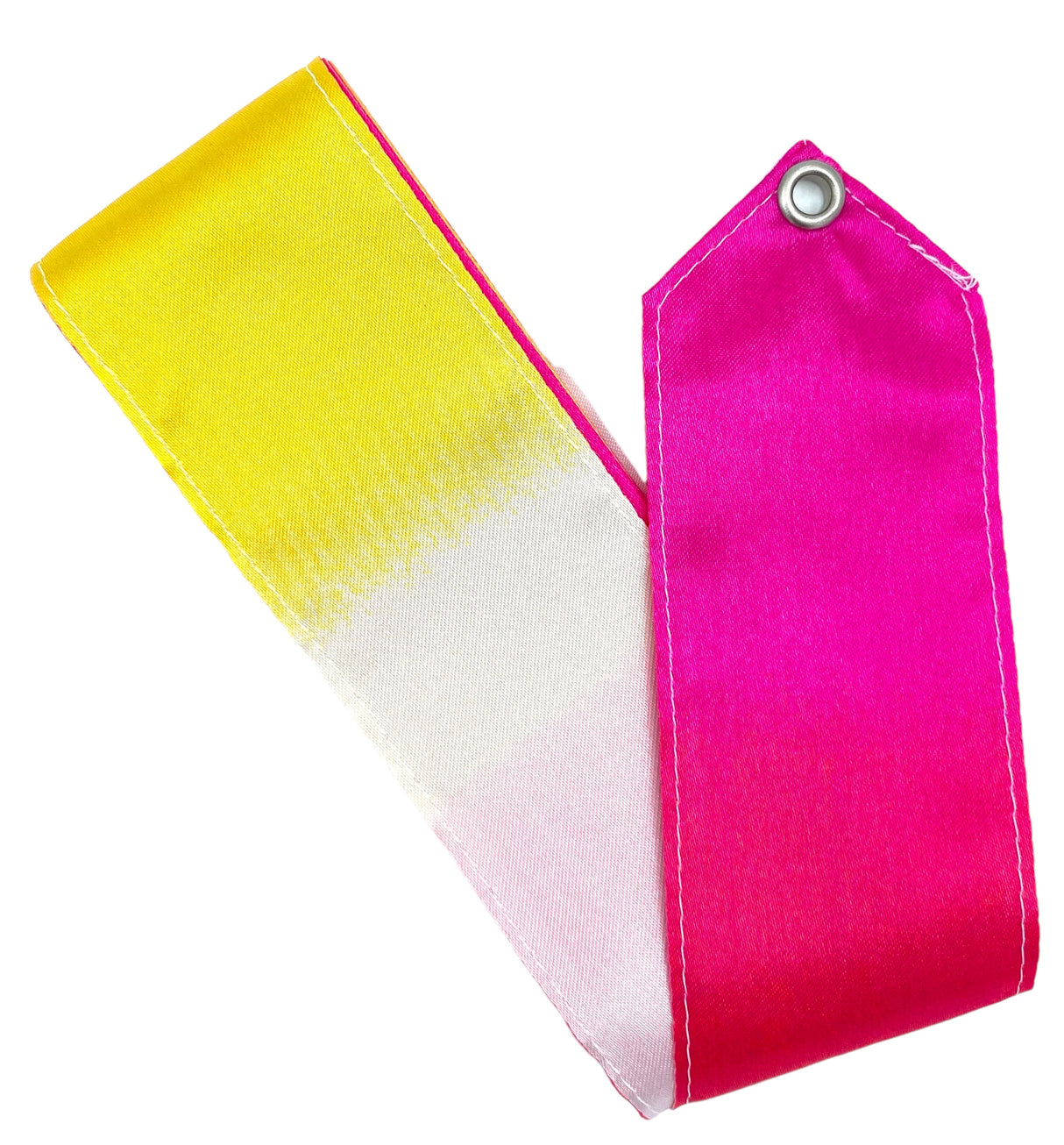 MALA vimpel i Rød, Gul, Hvid og Lyserød.
Passer til alle aldersgrupper, da vimplen kan tilpasses til den ønskede længde.
5 cm bredt rayonbånd.
Stav sælges særskilt.
Vimpler er et håndredskab til både nybegyndere og erfarne gymnaster.
Vimpler kan