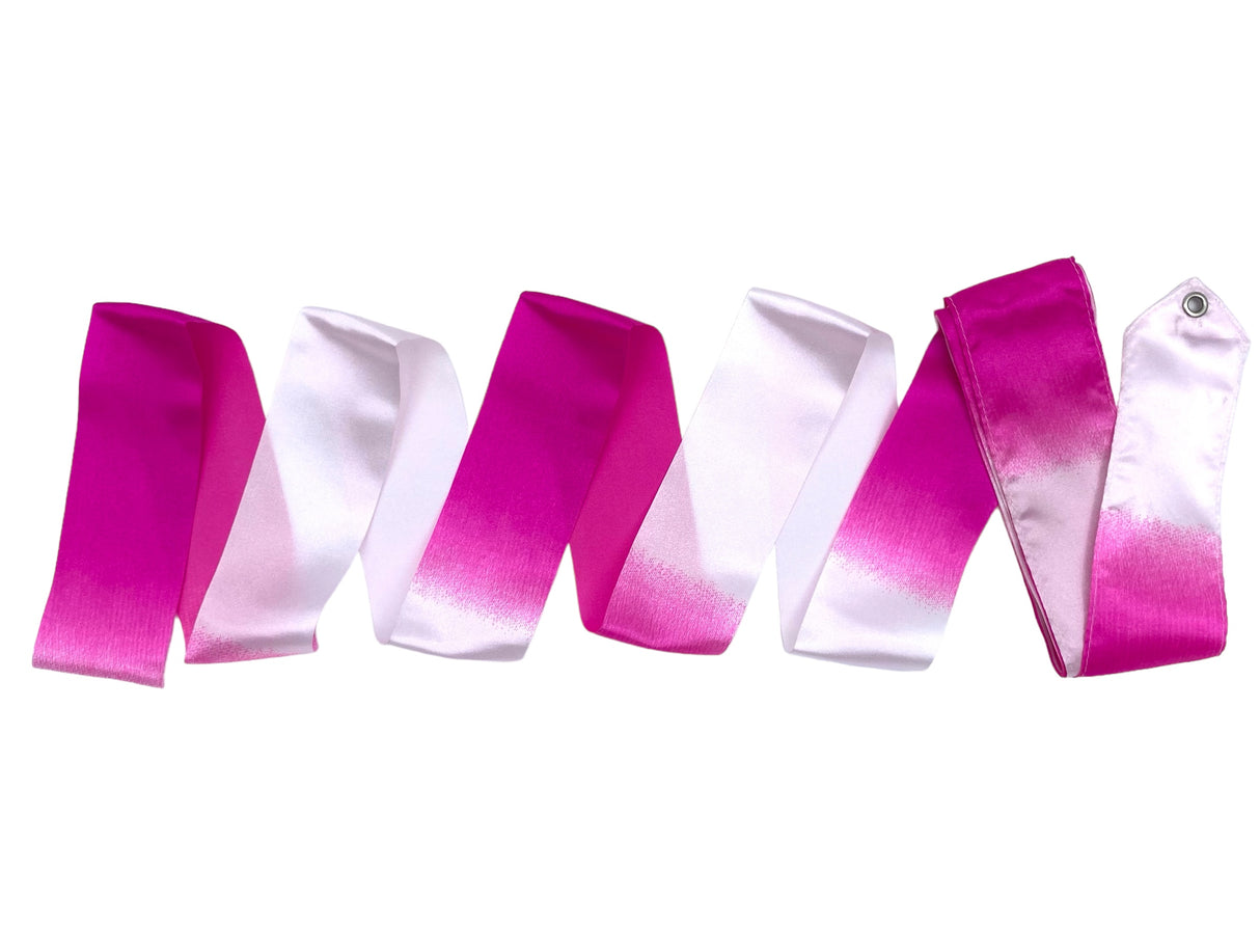 MALA vimpel i Hvid og Lyserød.
Passer til alle aldersgrupper, da vimplen kan tilpasses til den ønskede længde.
5 cm bredt rayonbånd.
Stav sælges særskilt.
Vimpler er et håndredskab til både nybegyndere og erfarne gymnaster.
Vimpler kan udfordre