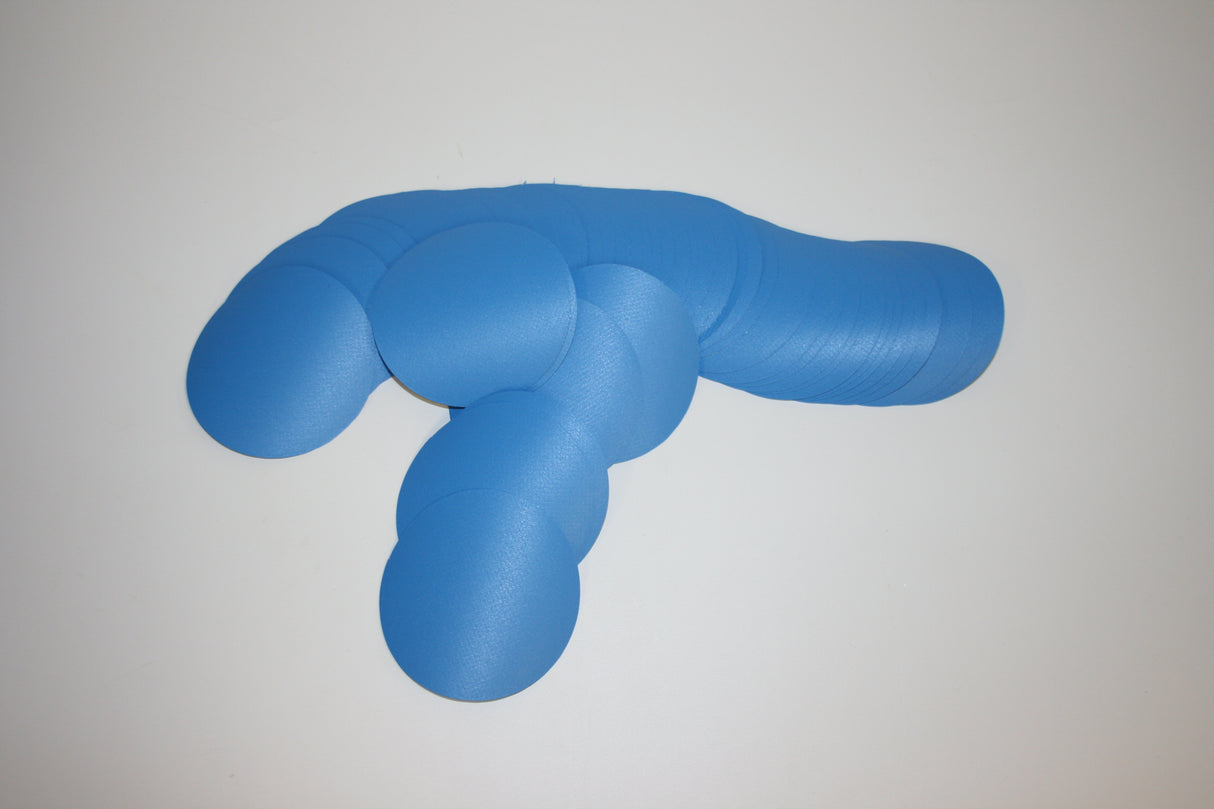 Lappegrej Lyseblå 10 stk. Ø60 mm. (Orginal Pelany farve)