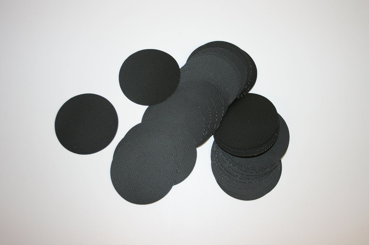 Lappegrej Sort 10 stk. Ø60 mm.