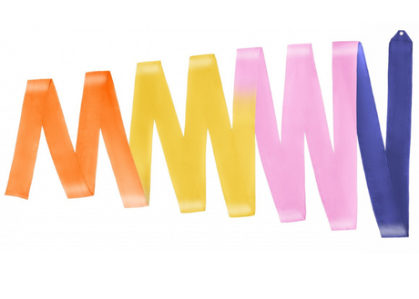 33027009 Amaya MULTICOLOR competition ribbon Blue-Pink-Yellow-Orange