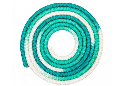 Amaya MULTICOLOR competition rope White - Light Green - Dark Green
