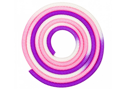 Amaya MULTICOLOR competition rope White - Light Purple - Light Pink