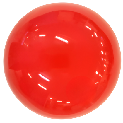 Amaya TRANSPARENT Ball Red Ø19 cm
