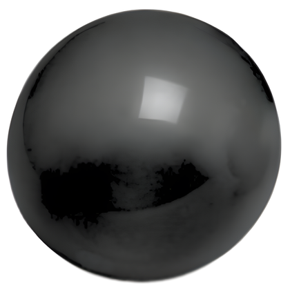 Amaya TRANSPARENT Ball SilverGrey Ø19 cm