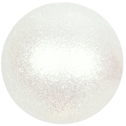 Amaya bold Ø19 cm Technorubber GLITTER White