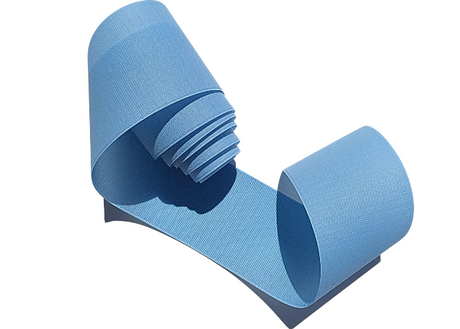 Velcro hook 10 cm lyseblå