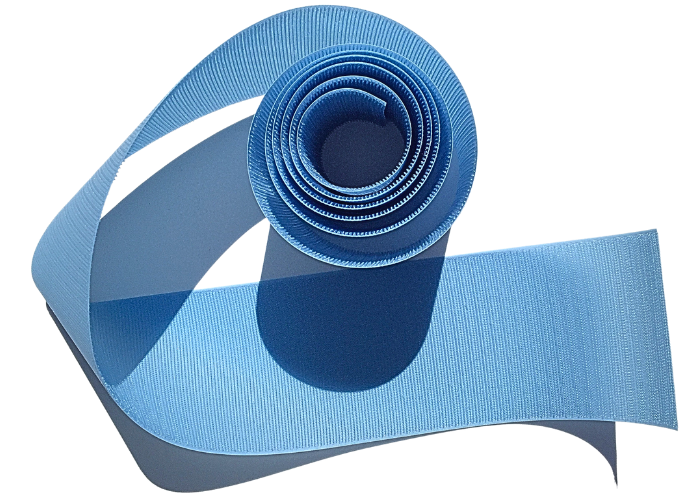 Velcro hook 10 cm lyseblå