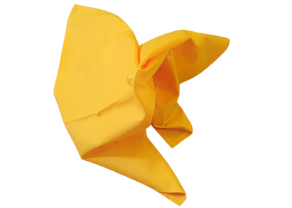 Rytmiktørklæde gul