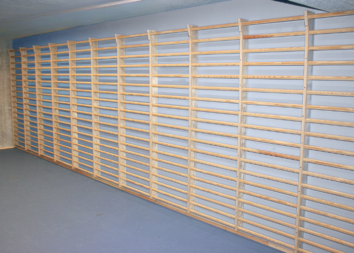 Ribbevæg 4 stk. ribber