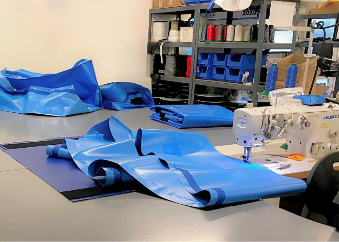 Betræk til nedspringsmåtte L200xB200xH30 cm