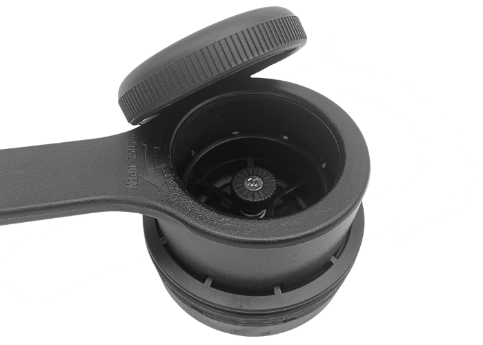 Ventil nøgle til sort ventil