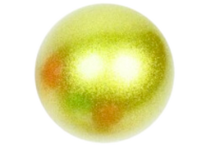 Amaya bold Ø19 cm Technorubber GLITTER Yellow