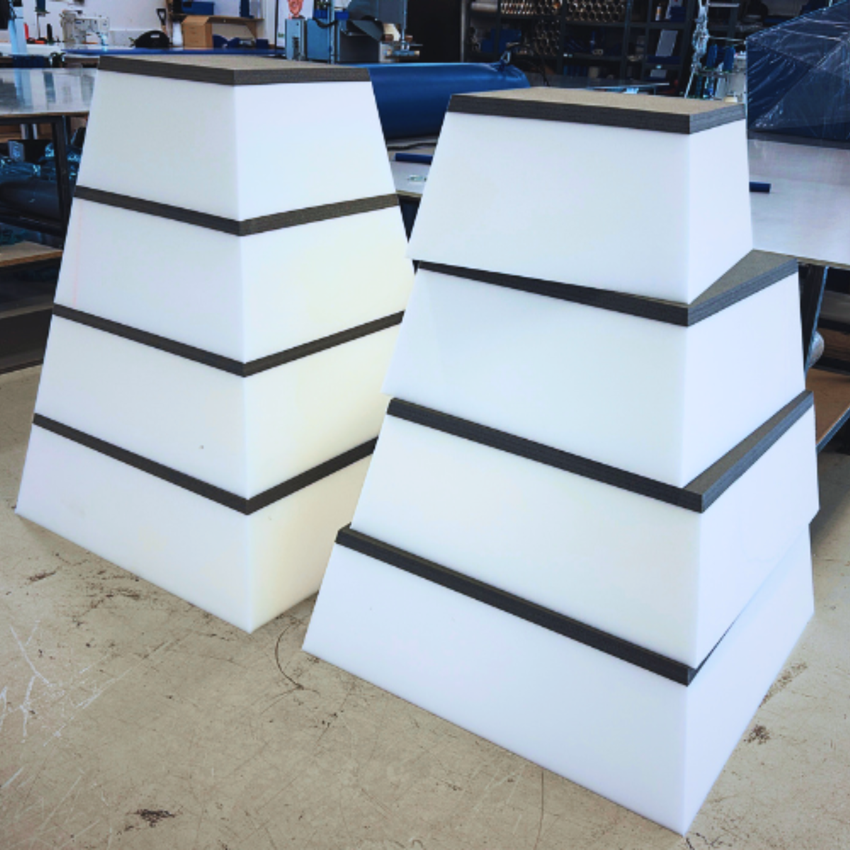 Pyramide skumplint 4 delt