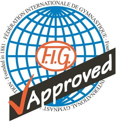 FIG-godkendt. F.I.G. står for “Fédération Internationale de Gymnastique” og er den internationale organisation, der styrer gymnastiksporten på verdensplan. Når en gymnastikkølle er FIG-godkendt, betyder det, at den opfylder de standarder og krav, der
