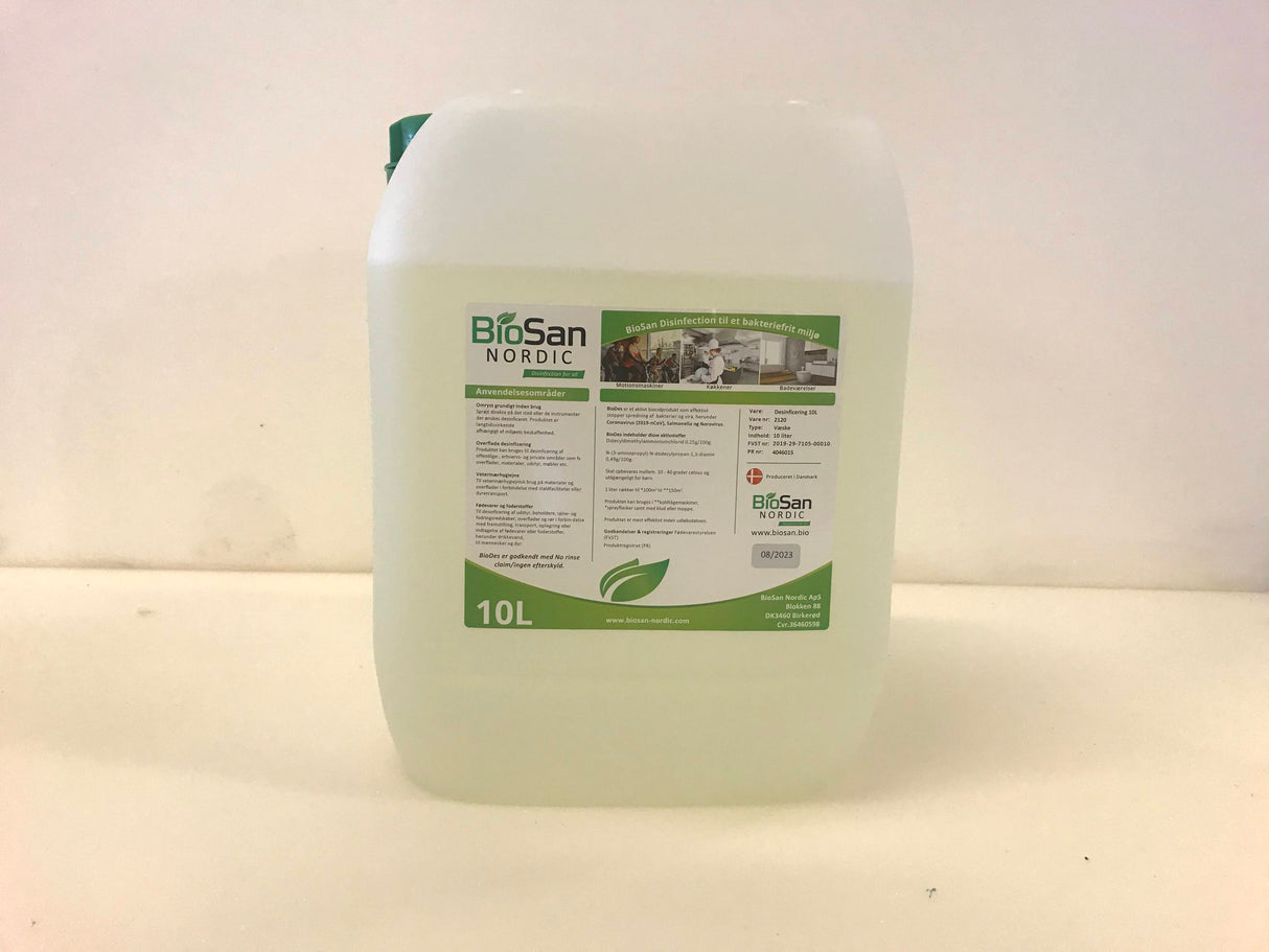 10 l. Biosan desinfektion til gymnastikredskaber