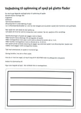 Vejledning til oplimning af spejl på glatte flader.