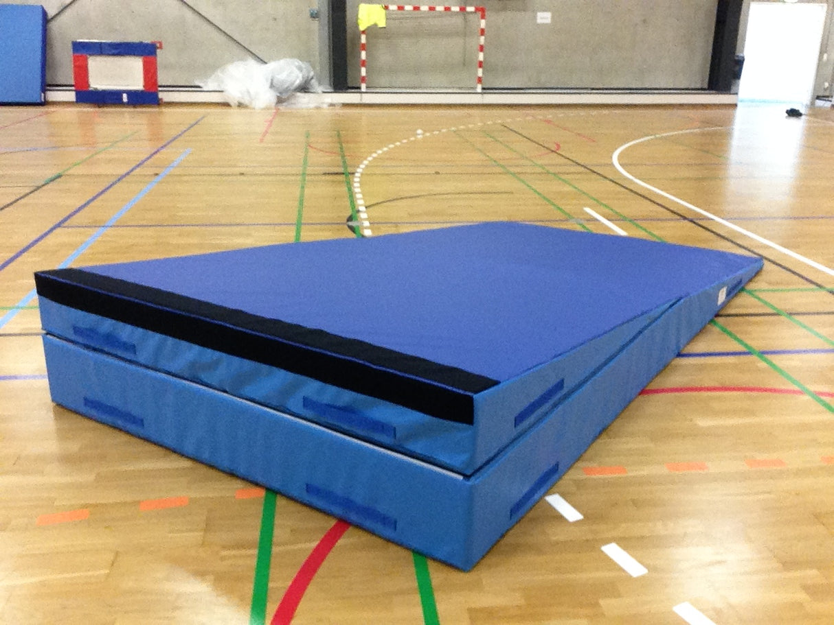 Foldbar nedspringskile GYM L300 med støddæmperplade og velcro