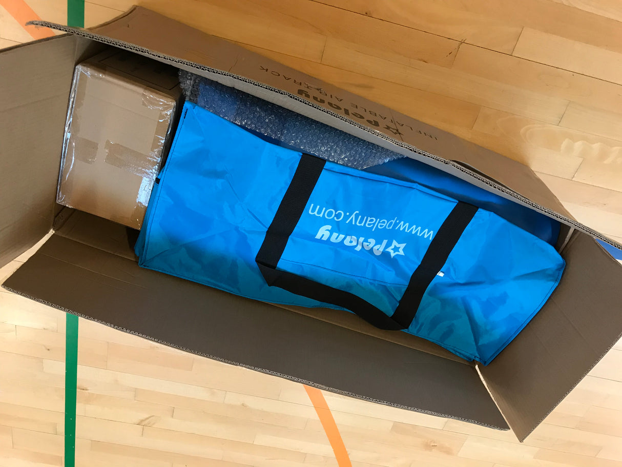 Sådan er airtracket pakket når du modtager det fra os.