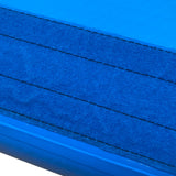 Airtrack H10 2x15m til fiberbane. Bruges som overlægsbane til fiberbaner til de yngste gymnaster. Lufttæt luftspringbane med hvid midterlinie. Plan springoverflade med DWF dug. Bærehåndtag på sider. 2 stk. autoluk indblæsningsventiler diagonalt place