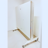 Mobil spejlvæg med sidespejle L300 cm