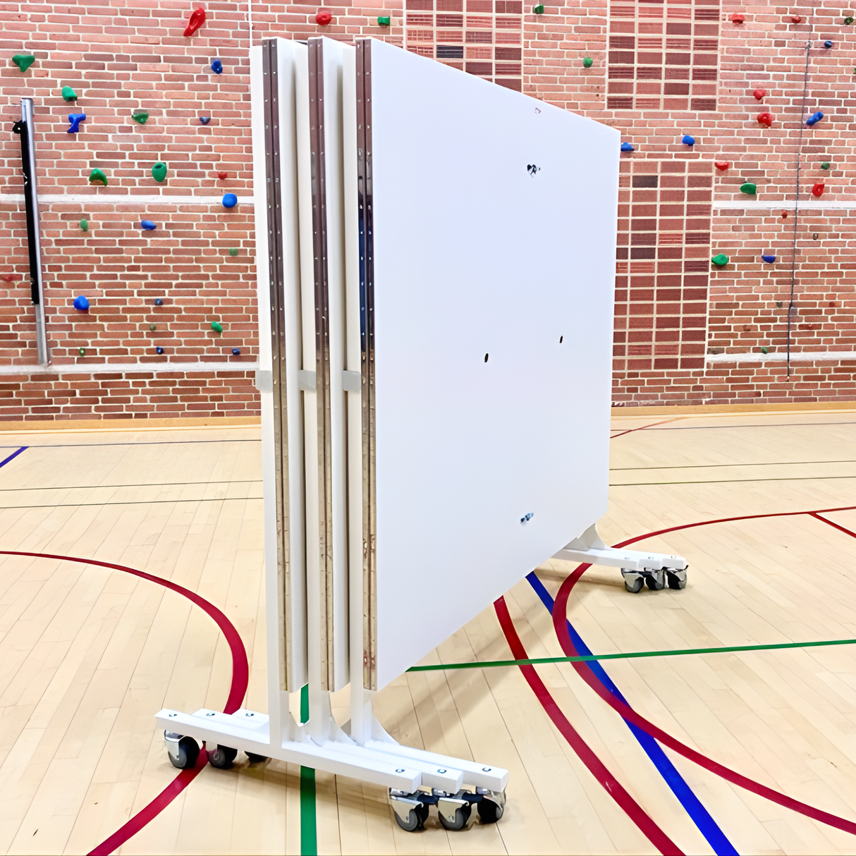 Mobil spejlvæg med sidespejle L300 cm