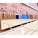 Mobil spejlvæg med sidespejle L300 cm