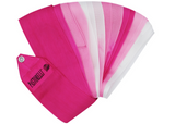 Pastorelli SHADED 6 m ribbon - Magenta Pink White 02860