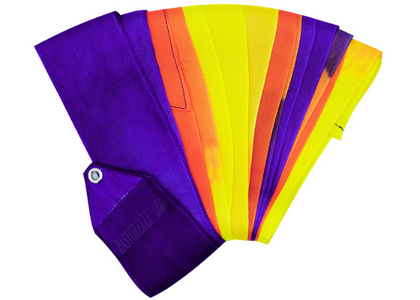 Pastorelli SHADED 6 m ribbon - Violet Orange Yellow