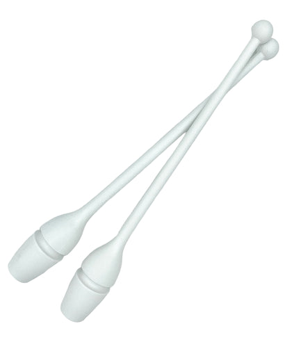 Amaya gymnastikkøller, 41 cm, Hvid