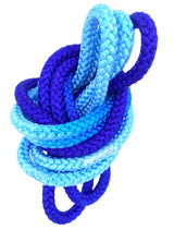 Sjippetov Pastorelli PATRASSO, Blå og Lyseblå.
Ensfarvet sjippetov med god vægt og tyngde til rytmisk gymnastik, opvisning og konkurrence.
Dette produkt er F.I.G. godkendt og kan bruges til konkurrencer.
Nylontov på 315 cm.