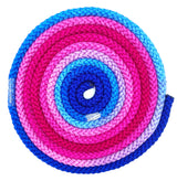 Sjippetov Pastorelli PATRASSO, Blå, lyserød og Pink.
Ensfarvet sjippetov med god vægt og tyngde til rytmisk gymnastik, opvisning og konkurrence.
Dette produkt er F.I.G. godkendt og kan bruges til konkurrencer.
Nylontov på 315 cm.